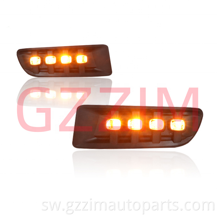 Sehemu za gari za gari wakati wa mchana zinazoendesha taa za LED DRL kwa Prado 2003-2009